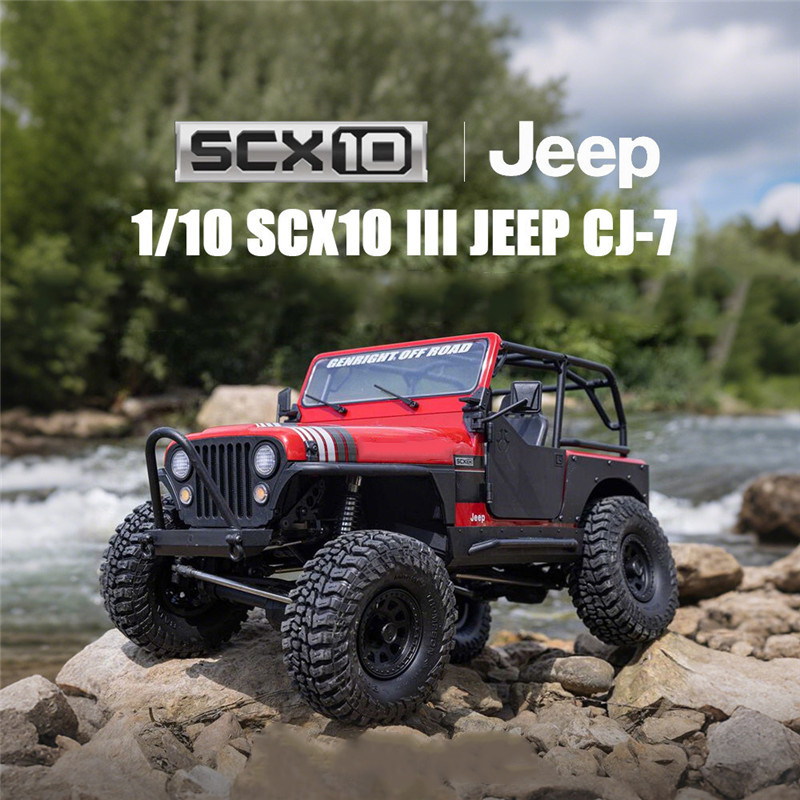 Rc Jeep Hobby - SCX10 III CJ‑7 V2 Afstandsbestuurde Jeep
