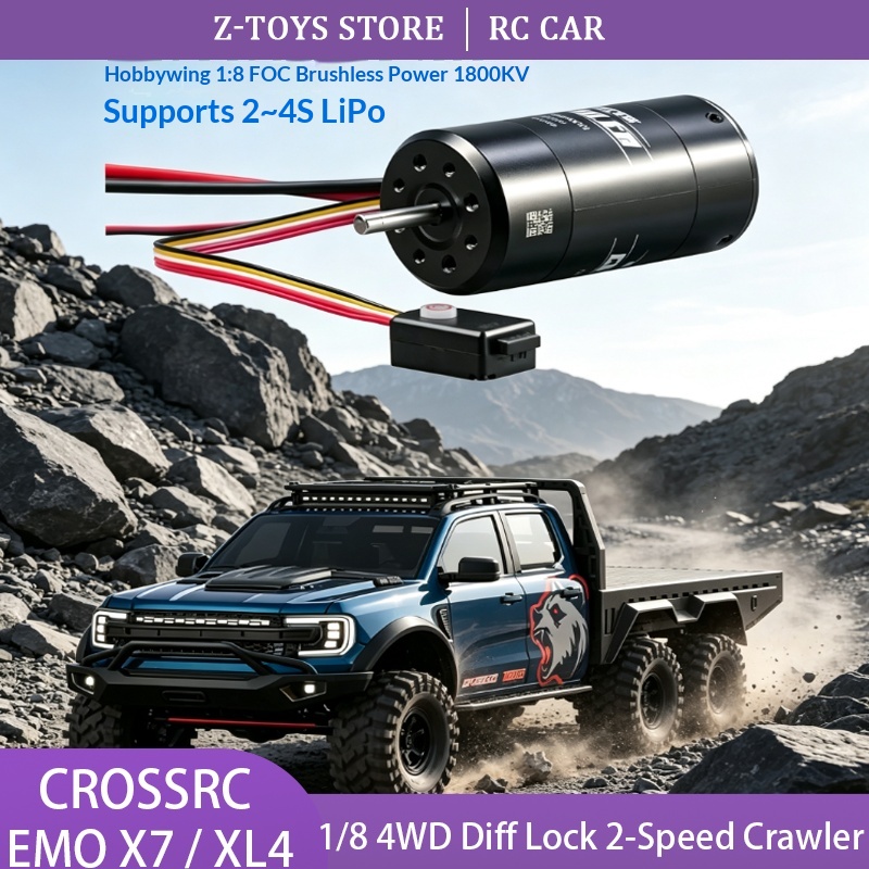 CROSSRC EMO X7 XL4 1/8 RC Craw - Rc Hobby Grade Crawler recensie en prijs