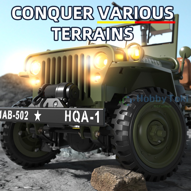 1/14 US 2.4G 4WD RC Jeep Auto  - Rc Jeep Hobby recensie en prijs