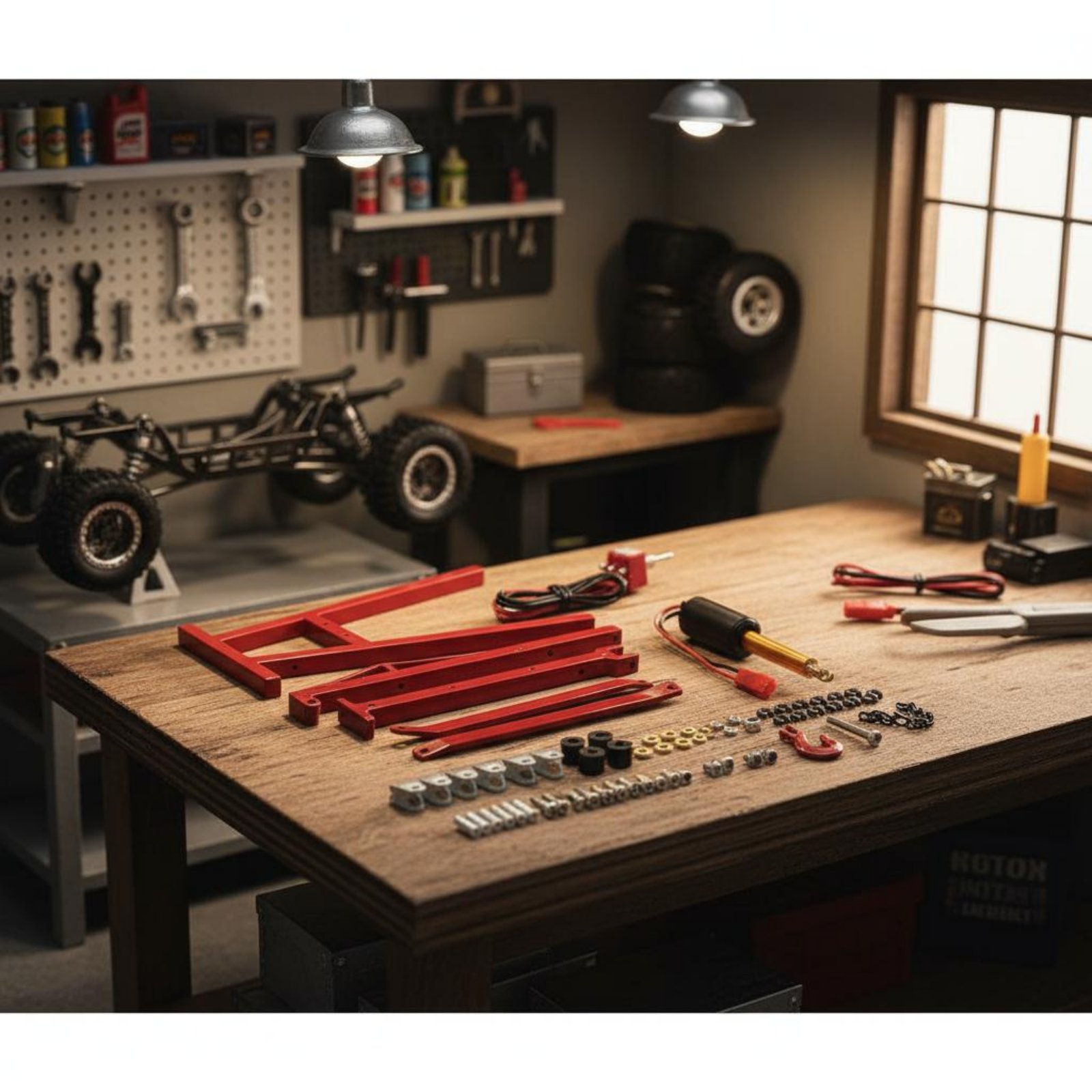 1/10 Schaal Garage Set Hobby D - Rc Hobby Garage recensie en prijs