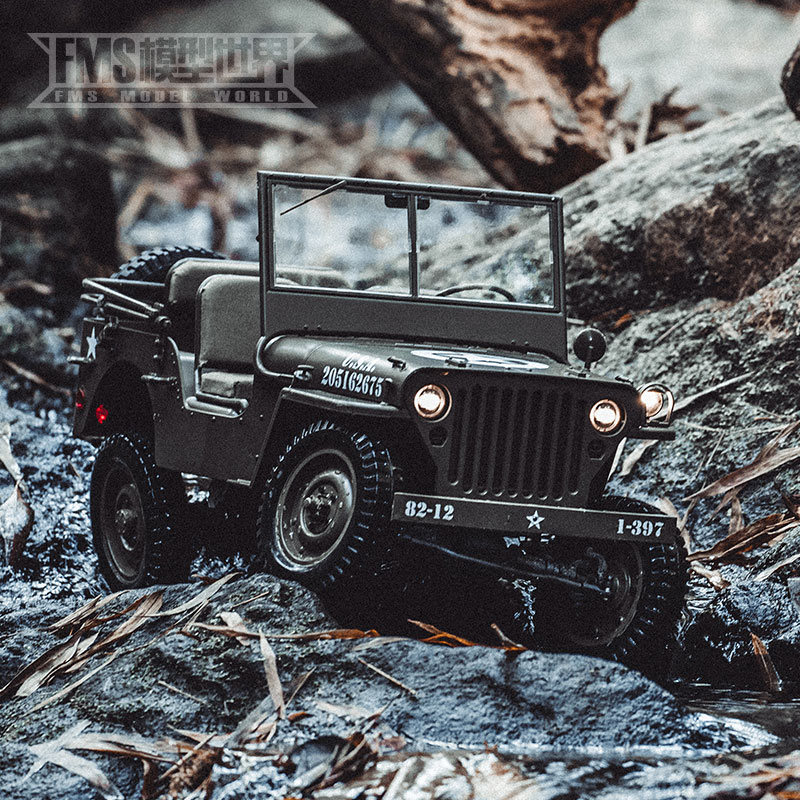 FMS 1:6 1941 MB Willys Jeep 4W - Rc Jeep Hobby recensie en prijs