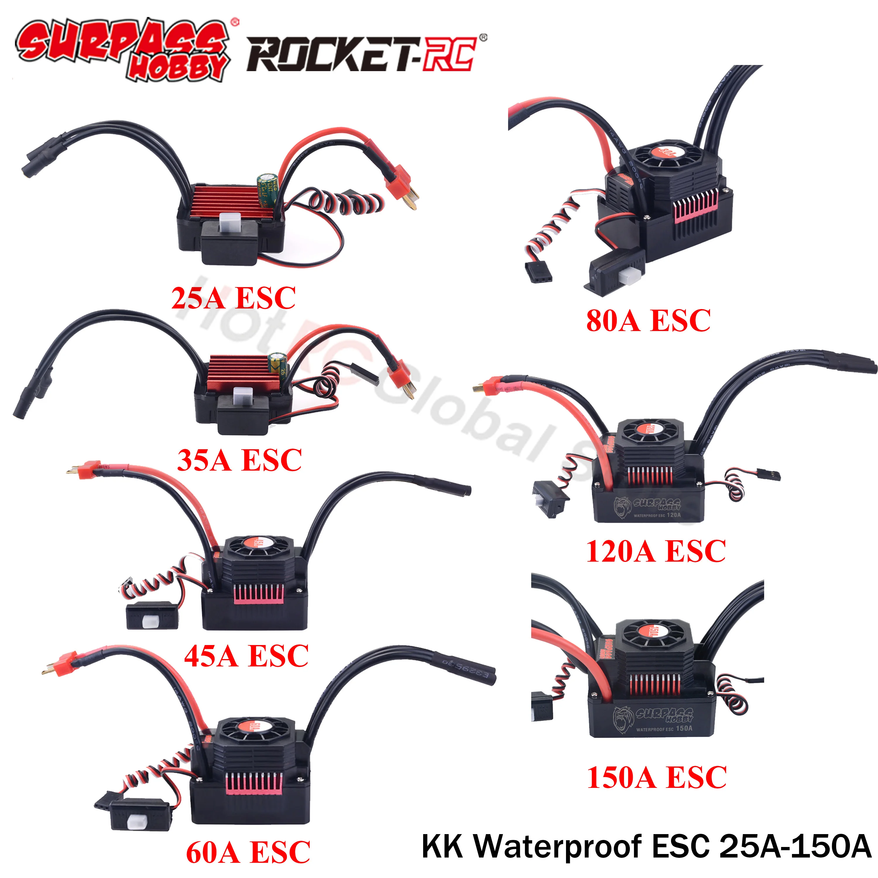 SURPASS HOBBY KK 25A 35A 45A 6 - Esc Waterproof 60A recensie en prijs