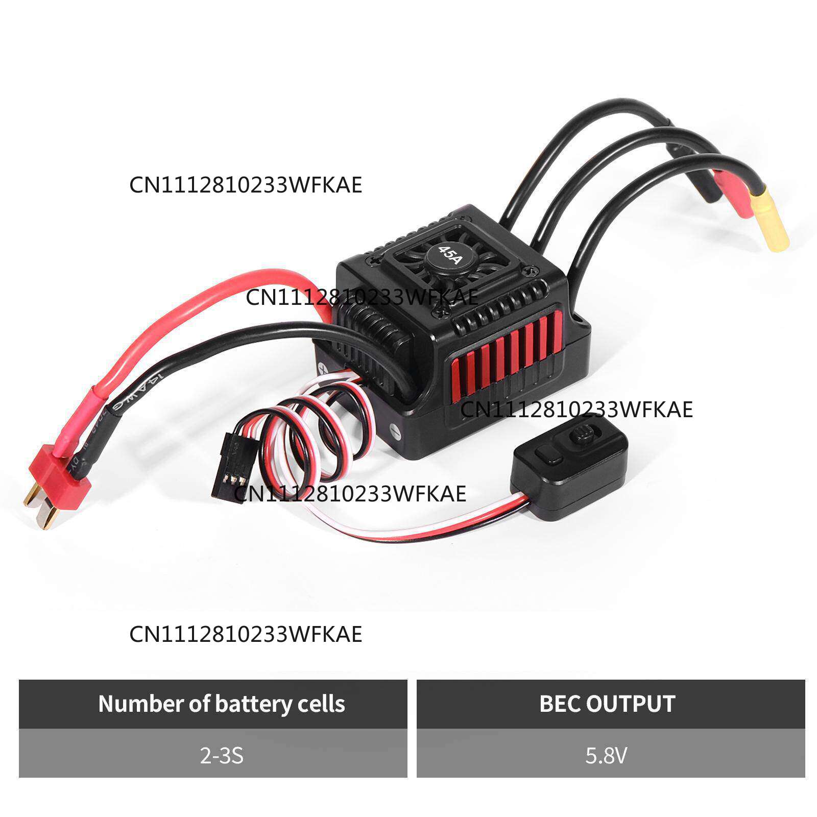 YSIDO 45A/60A waterdichte en s - Esc Waterproof 60A recensie en prijs