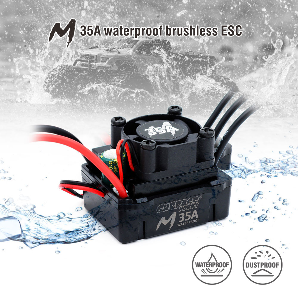 OVERTREFF HOBBY 60A 45A 35A Wa - Esc Waterproof 60A recensie en prijs